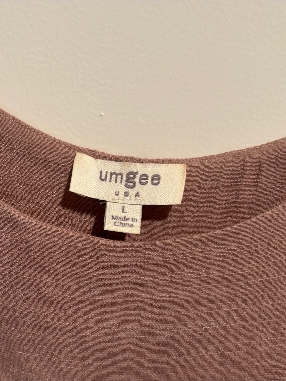 Umgee Dusty Mauve Layered Hi-Lo Tunic - Picture 2 of 2